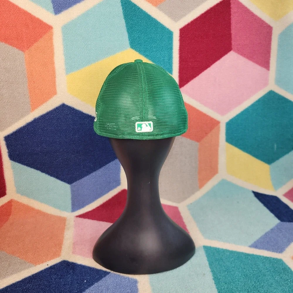 Cincinnati Reds‎ New Era 59FIFTY Green Mesh Back Hat 7 1/4 MLB Authentic Cap